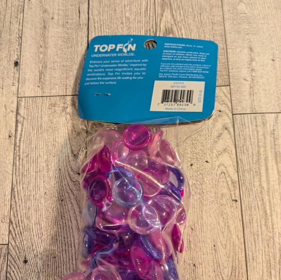 Pink and Purple Glass Vase Filler - Picture 3 of 3